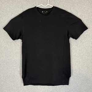 Camiseta BYLT The Axis Hombre Talla Mediana Negra Sólida Manga Corta - Imagen 1 de 8
