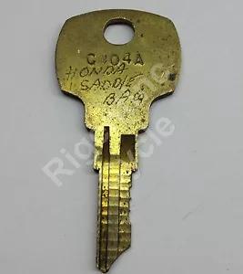 HONDA MOTORCYCLE SADDLEBAG KEY C404A - Foto 1 di 1