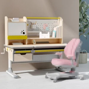 Adjustable Study Desk, Multi Function Ergonomic Wood Drafting Table Homework - Picture 1 of 4