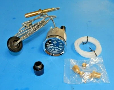 New Smiths Dual Water Temp Oil Gauge Triumph Spitfire W/ Adapter + Install Kit - Image 1 of 4