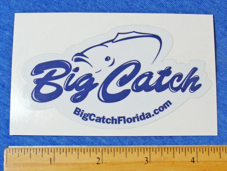 Наклейка награда за ловлю рыбы большой улов Florida BigCatchFlorida окунь детский - Изображение 1 из 1