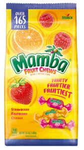 Mamba Fruit Chews, Strawberry Raspberry Orange, Over 165 Pieces, 35.3 oz - Picture 1 of 5