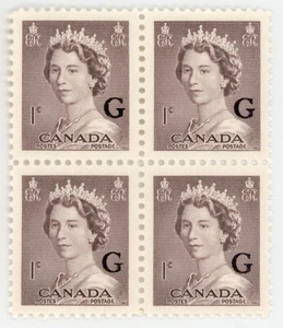 Canada Scott #O33 Bloque de 4 | Como nuevo NH | XF extra fino - Imagen 1 de 2