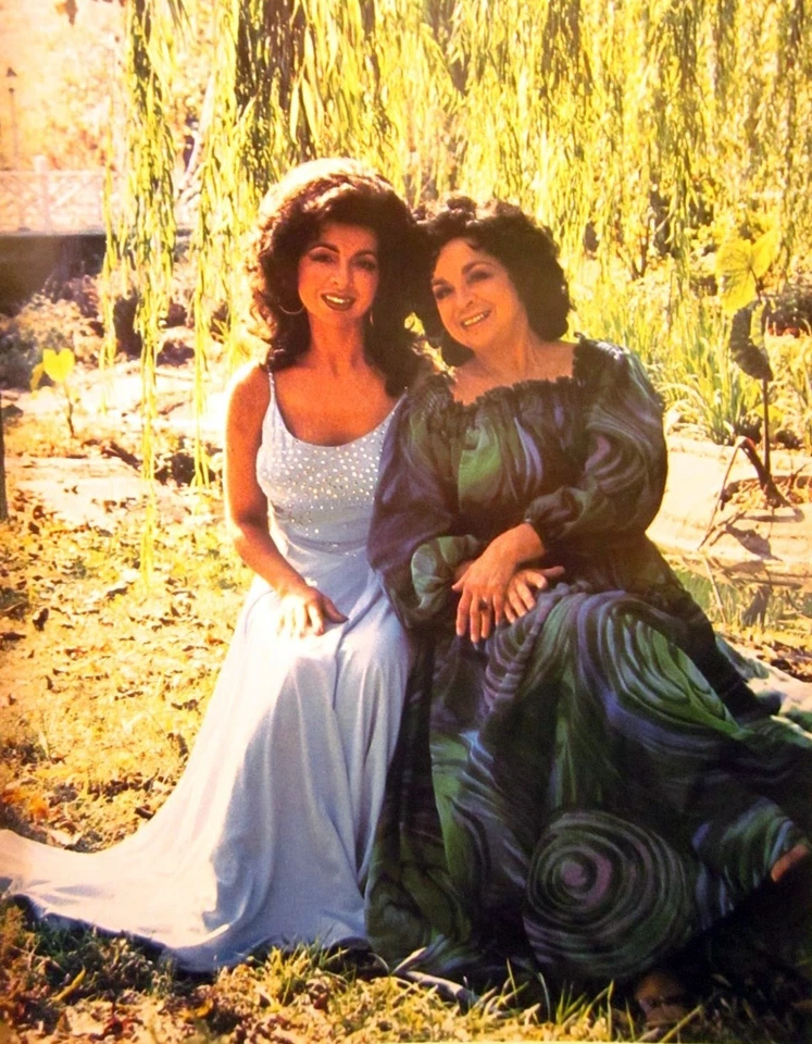 WILMA LEE COOPER country clipping 1980s color photo Grand Ole Opry w/ Carrol Lee - Image 1 of 1