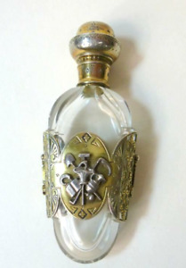 Seltener Silber Parfum Flakon um 1860