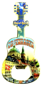 Hard Rock Cafe Copenhagen City Tee V20 Bottle Opener Magnet, NEW in bag/sleeve - Picture 1 of 2