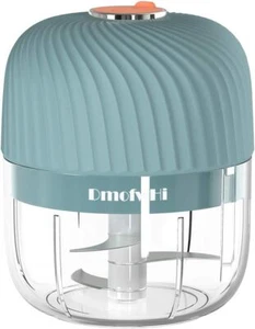 Cordless Electric Mini Garlic Chopper, USB Rechargeable, 250ml, Blue - Picture 1 of 7