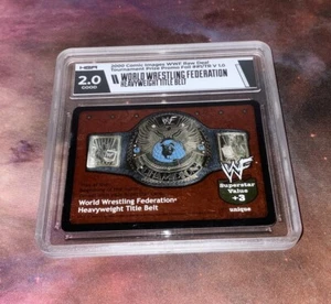 2000 WWE Raw Deal, WWF Heavyweight Title Belt, Graded HGA Horizontal Slab!! - Picture 1 of 2