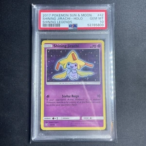 Pokémon Shining Legends Shining Jirachi 42/73 Holo 2017 raro PSA 10 GEMA COMO NUEVO - Imagen 1 de 2