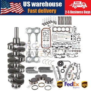 For Toyota 3RZ-FE 2.7L Engine Rebuild Piston Gasket Timing Kit Crankshaft Rods - Picture 1 of 19