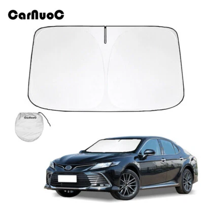 Parabrisas Ventana Delantera Plegable Parasol Cubierta Visera Bloque UV PARA Coche Sedán Foto 1 de 4