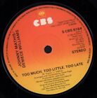 Johnny Mathis And De - Too Much Too Little Too Late - Used Vinyl Recor - M326z
