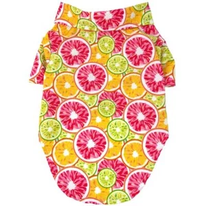 Dog Camp Shirt Doggie Design Hawaiian Citrus Slice  - XXS-2XL - Picture 1 of 2