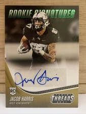 Jacob Harris 2021 Panini Chronicles Draft Picks Auto Threads Rookie Signatures