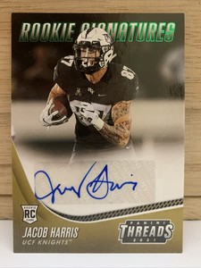 Jacob Harris 2021 Panini Chronicles Draft Picks Auto Threads Rookie Signatures