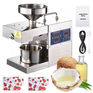 Cold Hot Oil Press Machine Commercial Nut Seed Oil Expeller Oil Extractor 80rmp - Picture 1 of 12