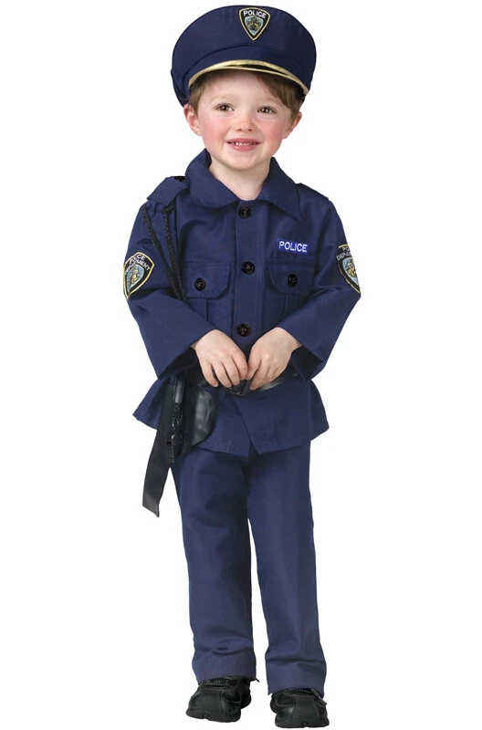 Brand New Cop Officer Policeman Toddler Halloween Costume - Image 1 of 1