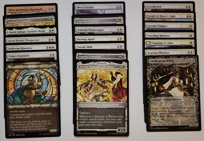 Set 21 Different White Humans Various sets Magic MTG Common/Uncommon Ending soon - Image 1 of 4
