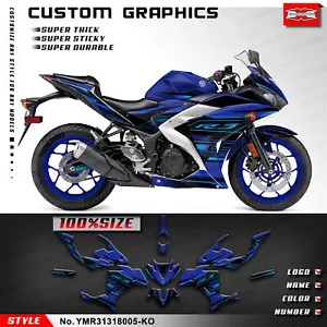 Kungfu Graphics Full Decals Kit for Yamaha YZF-R3 2013 2014 2015 2016 2017 2018 - Foto 1 di 8