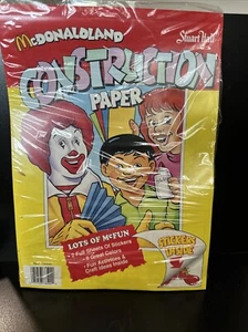 Stuart Hall McDonald’s Bau Papier Block Neu In Kunststoff - Bild 1 von 3