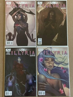 ANGEL: ILLYRIA: HAUNTED #1,2,3,4 SET, JENNY FRISON COVERS, IDW COMICS 2010 VF/NM - Imagem 1 de 4