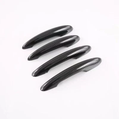 For BMW MINI Cooper Countryman F55 F60 Carbon fiber Door Handle Cover NO SmartKY - Image 1 of 4