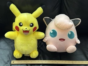(2) Peluche Pokémon Jigglypuff y Pikachu Build A Bear - Imagen 1 de 9