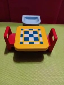 Playmobil 123 mobili da costruzione fattoria casa vacanze fienile tavolo a scacchi lavandino - Foto 1 di 8