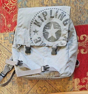 Damenrucksack Kipling grau Stoff  - Bild 1 von 4