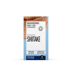 Organic Shiitake Supplement - Mushroom Superfood Supplement - Shiitake Mushroom - Picture 1 of 2