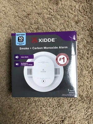 Kidde Detect 30CUD10-V Smoke + Carbon Monoxide Alarm - 10Yr Battery (E10037770)