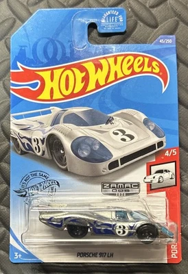 Hot Wheels Zamac 45/250 2020 Walmart exclusivo Porsche 917 LH 4/5 nuevo Foto 1 de 2