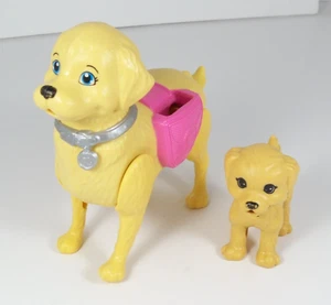 Barbie Pets Dog Taffy Walking Golden Retriever & Strollin Pups Mattel B30 Lot - Picture 1 of 5