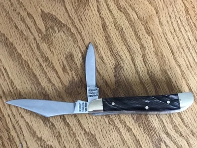 Rare German Bull Bison Horn Handles Pocketknife - Image 1 of 4