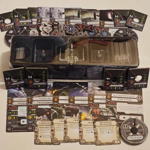 Star Wars X-Wing Miniatures Force Awakens T-70 X Wing 2 TIE Fighters + Tokens - Bild 1 von 9