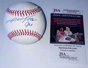 KRISTI NOEM FIRMATO AUTOGRAFO NUOVO MLB BASEBALL SD GOV DONALD TRUMP JSA COA RARO - Foto 1 di 2