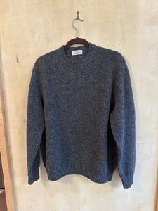 VALENTINO UNISEX GRAY SWEATER 100% WOOL MADE IN ITALY SIZE M48(US L) - Picture 1 of 23
