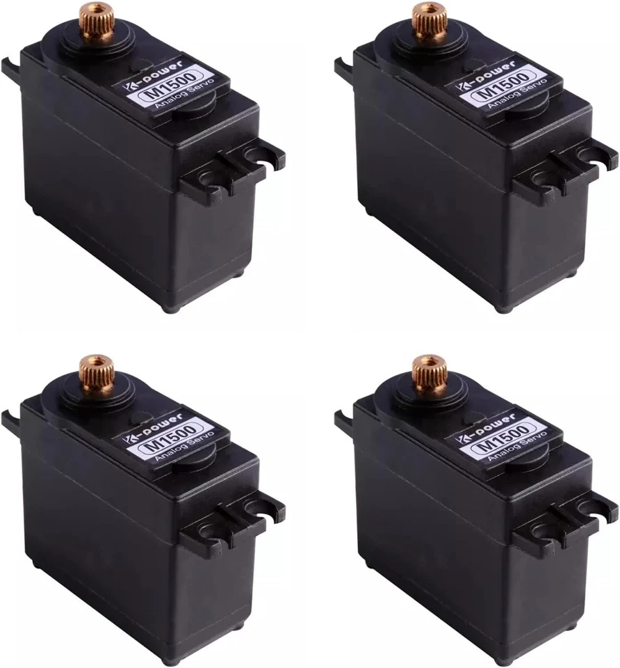 4X K-power RC Servo M1500 15KG Torque Metal Gear Similar Model MG996R/MG995 - Image 1 of 4