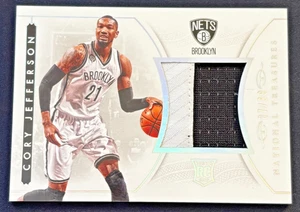 2014 Panini National Treasures NBA Rookie Materials /99 CORY JEFFERSON RC Nets - Bild 1 von 3