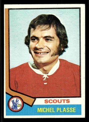 1974-75 Topps Michel Plasse #257 - Kansas City Scouts - Image 1 of 2