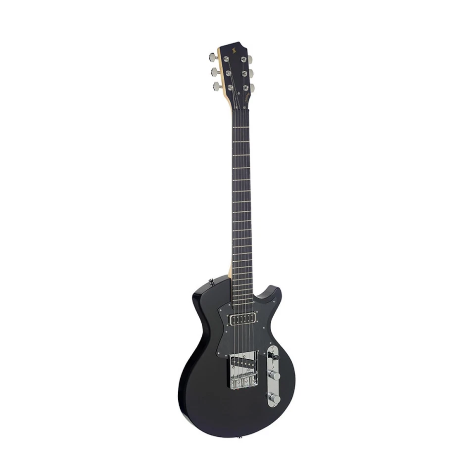 Stagg Silveray Series Custom Solid Body Electric Guitar - Black