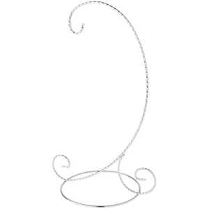 Bard's verdrehter Silber Ornament Ständer, groß, 12,25" Höhe x 5,5" Breite x 7,5" Tiefe - Bild 1 von 4