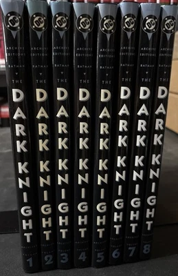 Batman The Dark Knight Archives Volumes 1-8 Complete HC Set Excellent Condition! - Image 1 of 4