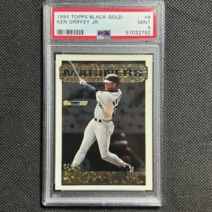 1994 Topps Black Gold #8 Ken Griffey Jr. PSA come nuovo 9 Seattle Mariners - Foto 1 di 2