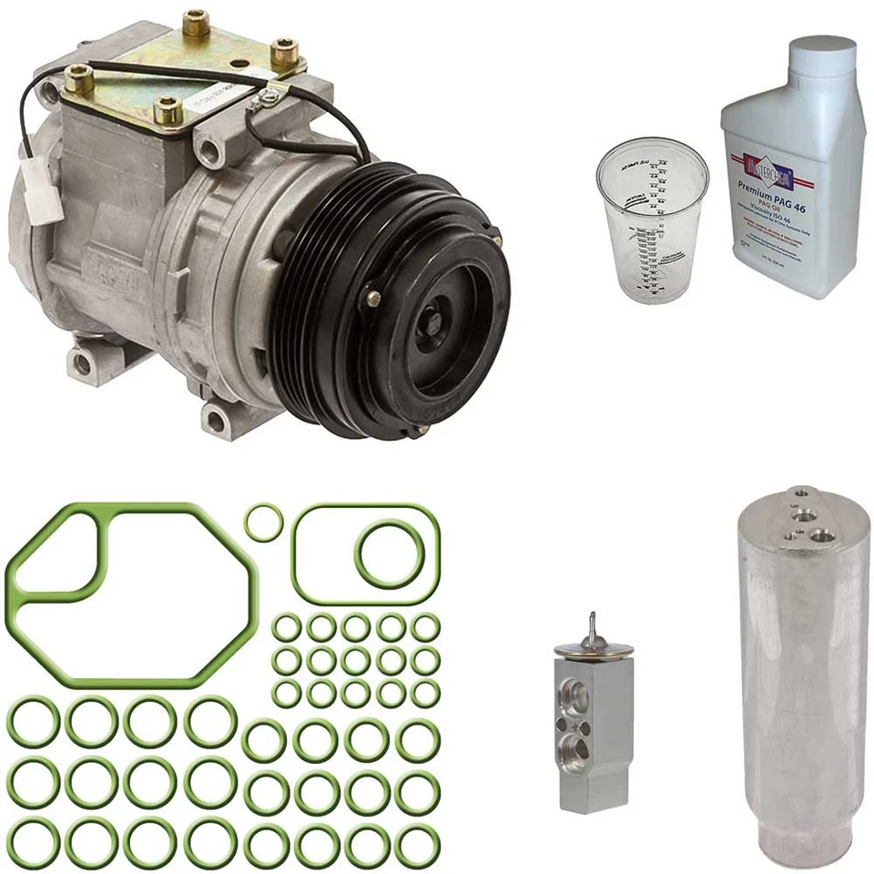 Compresor de aire acondicionado Omega con kit de reparación de aire acondicionado para Toyota Tacoma 1995-2004 Foto 1 de 1