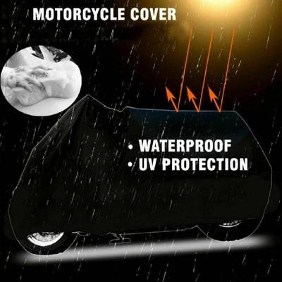 XL Motorcycle Cover Waterproof For Honda CBR600F2 Vespa GTS250 CF-Moto CF150T Foto 1 de 4