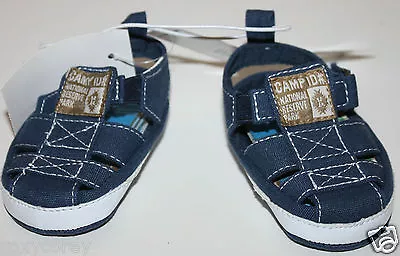 Koala Baby Kids Boys Blue & White Infant Sandals Shoes Size 1 NWT - Image 1 of 3
