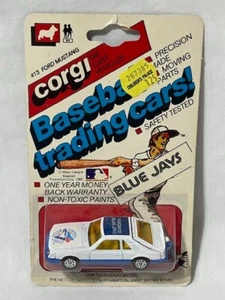 Vintage 1982 CORGI MLB Baseball Ford Mustang Cobra Toronto Blue Jays, 1/64 - Picture 1 of 3