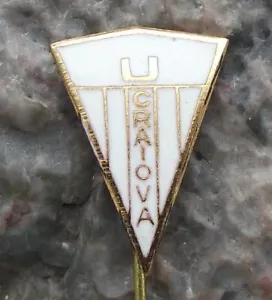 Vintage CSU U Craiova 1948 Club Sport Fußballverein Rumänien Fußball Pin Abzeichen - Bild 1 von 2