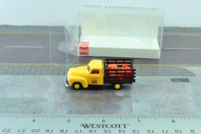 Busch 48220 Chevrolet Stake Pick Up Truck Fruit Company  1:87 Scale HO - Image 1 of 2